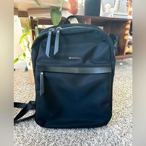 Slim Black Backpack